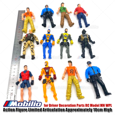 Action Figure for Driver Decoration Parts RC 1/12 Scale MN WPL Bahan Plastik Tinggi 9-10cm