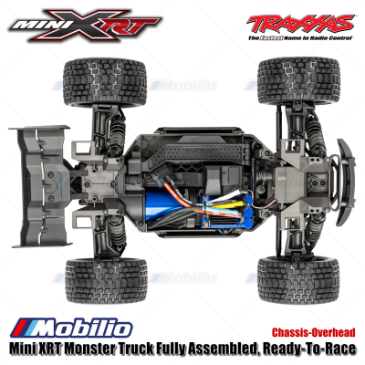 Traxxas Mini XRT Monster Truck Fully Assembled Ready-To-Race RTR with TQi 2.4 GHz Radio System & VXL-3s Brushless Power System