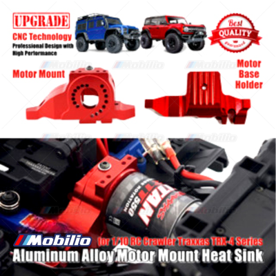 Aluminum Alloy Motor Mount Heat Sink for 1/10 RC Crawler Traxxas TRX-4