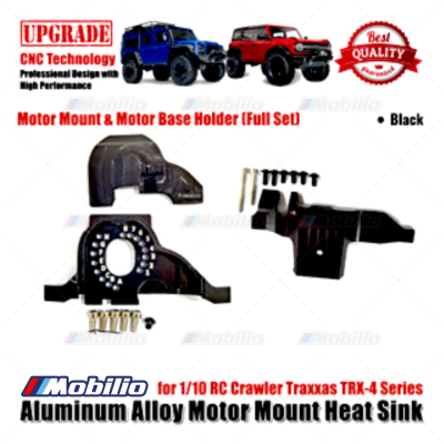 Aluminum Alloy Motor Mount Heat Sink for 1/10 RC Crawler Traxxas TRX-4