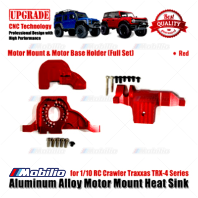 Aluminum Alloy Motor Mount Heat Sink for 1/10 RC Crawler Traxxas TRX-4