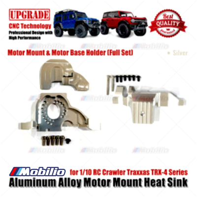 Aluminum Alloy Motor Mount Heat Sink for 1/10 RC Crawler Traxxas TRX-4