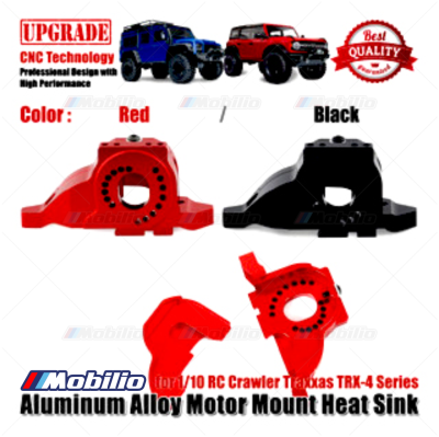 Aluminum Alloy Motor Mount Heat Sink for 1/10 RC Crawler Traxxas TRX-4