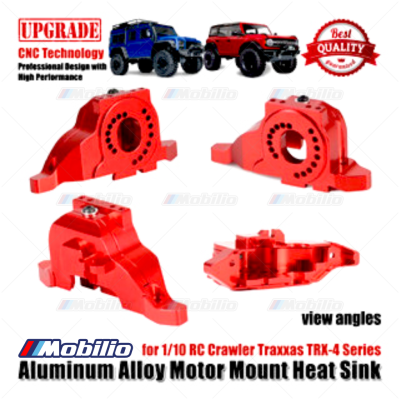 Aluminum Alloy Motor Mount Heat Sink for 1/10 RC Crawler Traxxas TRX-4