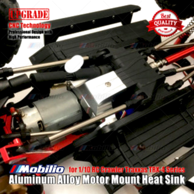 Aluminum Alloy Motor Mount Heat Sink for 1/10 RC Crawler Traxxas TRX-4