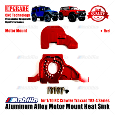 Aluminum Alloy Motor Mount Heat Sink for 1/10 RC Crawler Traxxas TRX-4