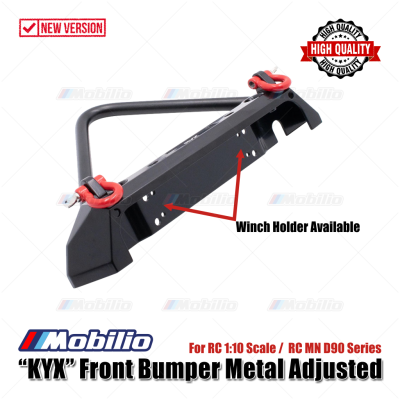 KYX Front Bumper Metal Set Adjusted for MN Series 1/12 RC 1/10 Scale