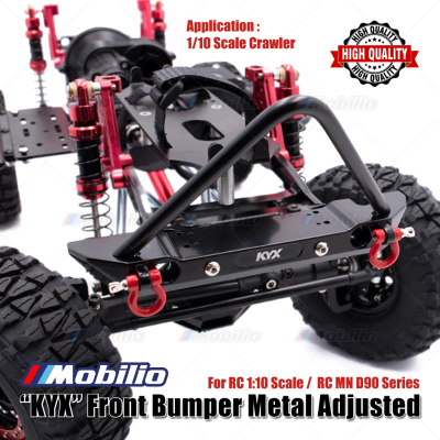 KYX Front Bumper Metal Set Adjusted for MN Series 1/12 RC 1/10 Scale