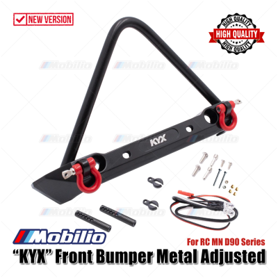 KYX Front Bumper Metal Set Adjusted for MN Series 1/12 RC 1/10 Scale