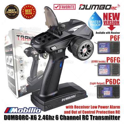 Dumborc X6 2.4Ghz 6 Channel RC Transmitter with Receiver X6F or X6FG