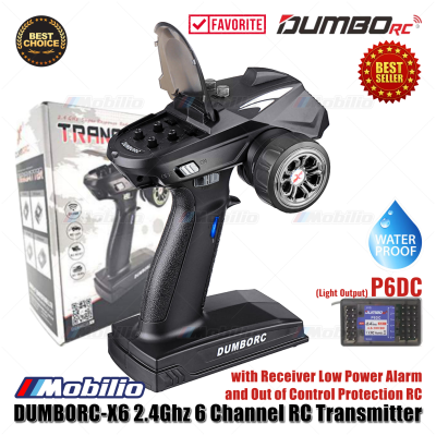 Dumborc X6 2.4Ghz 6 Channel RC Transmitter with Receiver X6F or X6FG