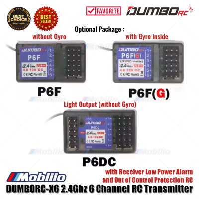 Dumborc X6 2.4Ghz 6 Channel RC Transmitter with Receiver X6F or X6FG