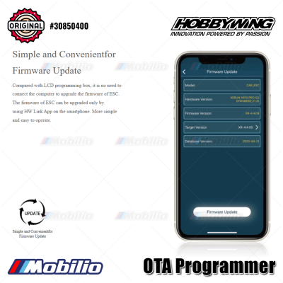 Hobbywing OTA Programmer #30850400 for Applications Some of XeRun series EzRun Platinum Seaking ESC RC