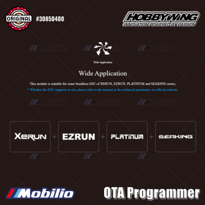 Hobbywing OTA Programmer #30850400 for Applications Some of XeRun series EzRun Platinum Seaking ESC RC