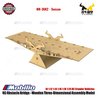 MN RC Obstacle Bridge - Wooden Three-Dimensional Assembly Model fit 1:12 1:14 1:16 1:18 1:24 RC Crawler Vehicles Remote Control