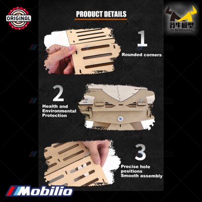 MN RC Obstacle Bridge - Wooden Three-Dimensional Assembly Model fit 1:12 1:14 1:16 1:18 1:24 RC Crawler Vehicles Remote Control