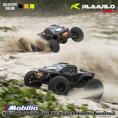 Rlaarlo Omni-Terminator Carbon Fiber MINI 1:10 Scale RTR Brushless Monster Truck V2 Version RZ001B-C RZ001O-C RZ001Y-C