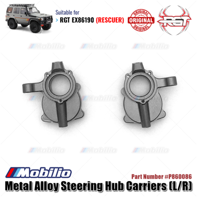 RGT Part #P860086 Metal Alloy Steering Hub Carriers Upgrade RC EX86190 Rescuer Crawler Adventure