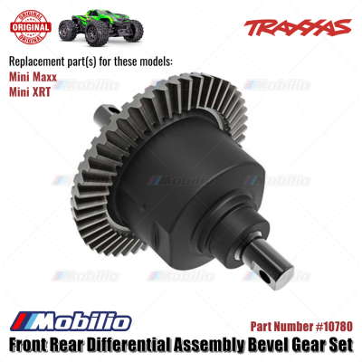 Traxxas Part #10780 Front Rear Differential Assembly Bevel Gear Set for RC Mini Maxx XRT