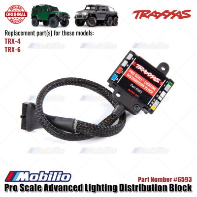 Traxxas Part #6593 Pro Scale Advanced Lighting Distribution Block for RC TRX-4 TRX-6 Crawler Adventure