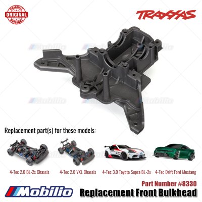 Traxxas Part #8330 Front Bulkhead for RC 4-Tec 2.0 3.0 Chassis