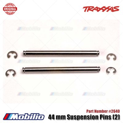Traxxas Part #2640 44 mm Suspension Pins 2 Pcs for RC Car