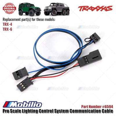 Traxxas Part #6594 Pro Scale Lighting Control System Communication Cable for RC TRX-4 TRX-6