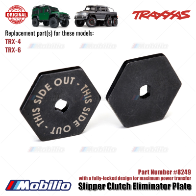 Traxxas Part #8249 Slipper Clutch Eliminator Plate for RC TRX-4 TRX-6 Crawler Car Adventure