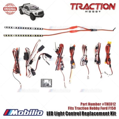Traction Hobby Part #THE012 LED Light Control Replacement Kit RC 1/8 Ford Raptor F150