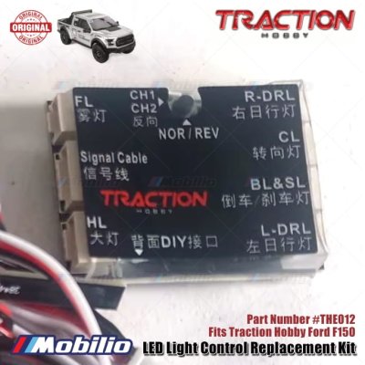 Traction Hobby Part #THE012 LED Light Control Replacement Kit RC 1/8 Ford Raptor F150