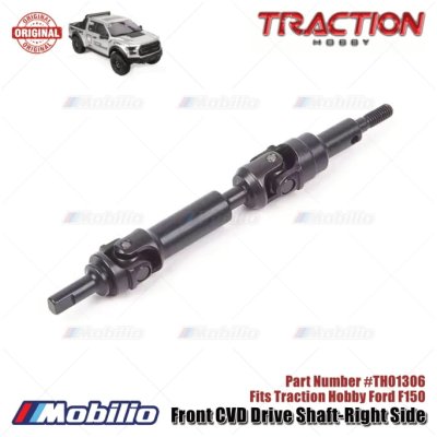Traction Hobby Part #TH01306 Front CVD Drive Shaft-Right Side RC 1/8 Ford Raptor F150
