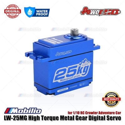 Power HD LW-25MG High Torque Metal Gear Digital Servo Waterproof for 1/10 RC Crawler Adventure Car