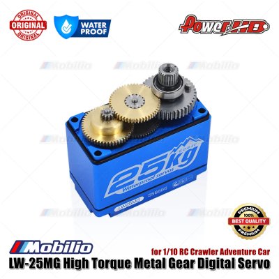Power HD LW-25MG High Torque Metal Gear Digital Servo Waterproof for 1/10 RC Crawler Adventure Car