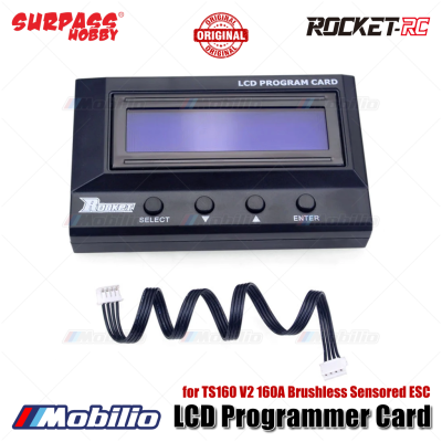 Surpass Hobby Rocket-RC LCD Programmer Card RC Drift Car for TS160 V2 160A Brushless Sensored ESC