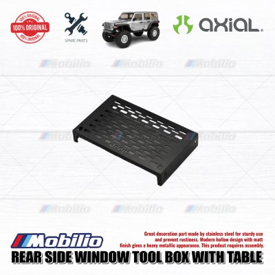 GPM Part #SCX3ZSP1 Rear Side Window Tool Box with Table for Axial SCX10 III Jeep Wrangler