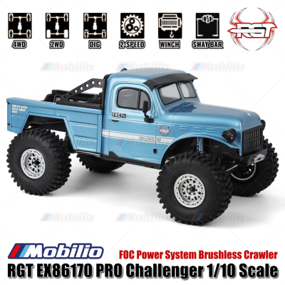 RGT EX86170 PRO Challenger 1/10 2.4G 4WD Brushless RC Car Rock Crawler Off-Road Adventure