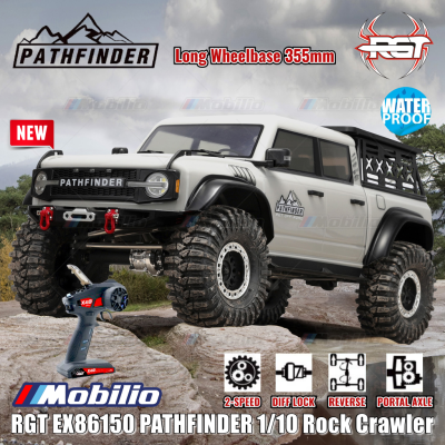 RGT EX86150 PATHFINDER 1/10 Long WB 355mm Rock Crawler RC Adventure RTR