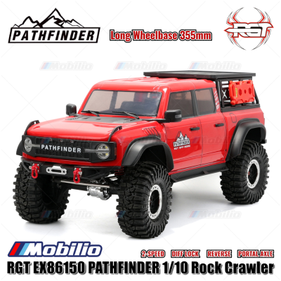 RGT EX86150 PATHFINDER 1/10 Long WB 355mm Rock Crawler RC Adventure RTR
