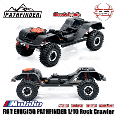 RGT EX86150 PATHFINDER 1/10 Long WB 355mm Rock Crawler RC Adventure RTR