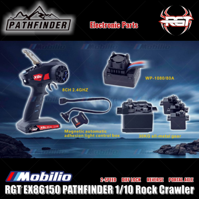 RGT EX86150 PATHFINDER 1/10 Long WB 355mm Rock Crawler RC Adventure RTR