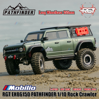 RGT EX86150 PATHFINDER 1/10 Long WB 355mm Rock Crawler RC Adventure RTR