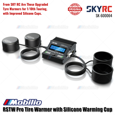 SKYRC Part #SK-600064-06 RSTW Pro Tire Warmer with Silicone Warming Cup for RC 1/10 Touring Car SKYRC Part #SK-600064-06 RSTW Pro Tire Warmer with Silicone Warming Cup for RC 1/10 Touring Car