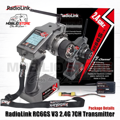 Radiolink RC6GS V3 7 Channels RC Transmitter and Receiver R7FG Crawler