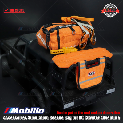 Accessories Simulation Rescue Bag for RC Crawler Adventure Can Be Put On The Roof Rack as Decoration