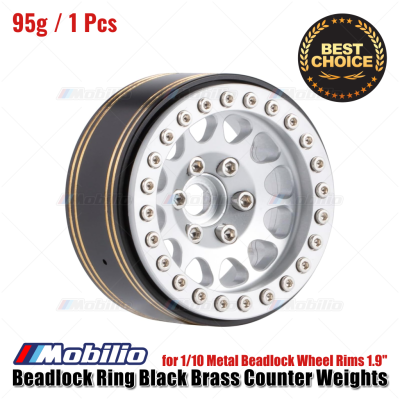 Beadlock Ring Black Brass Counter Weights 1.9 for Metal Beadlock Rims
