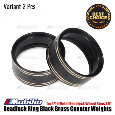 Beadlock Ring Black Brass Counter Weights 1.9 for Metal Beadlock Rims