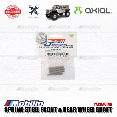 GPM Part #SCX3237S Spring Steel Front + Rear Wheel Shaft for Axial SCX10 III Jeep Wrangler - 4 Pcs
