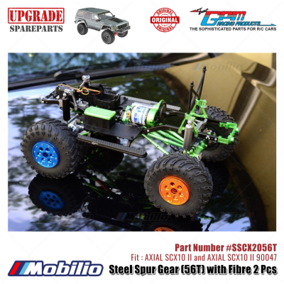 GPM Part Steel Spur Gear 55T 56T 57T #SSCX2055T #SSCX2056T #SSCX2057T RC Upgrade Axial SCX10 II Crawler Adventure