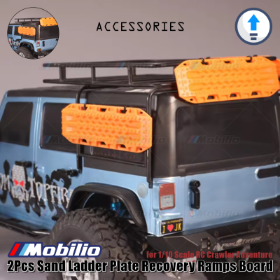 Accessories 2Pcs Sand Ladder Plate Recovery Ramps Board for 1/10 Scale RC Crawler Adventure