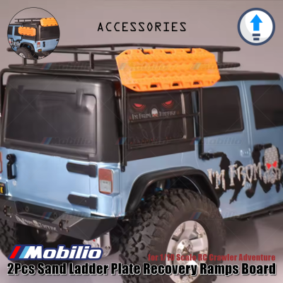 Accessories 2Pcs Sand Ladder Plate Recovery Ramps Board for 1/10 Scale RC Crawler Adventure